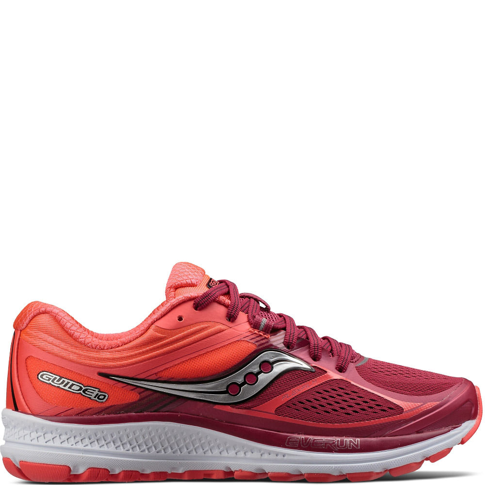 saucony guide 7 mujer rojas