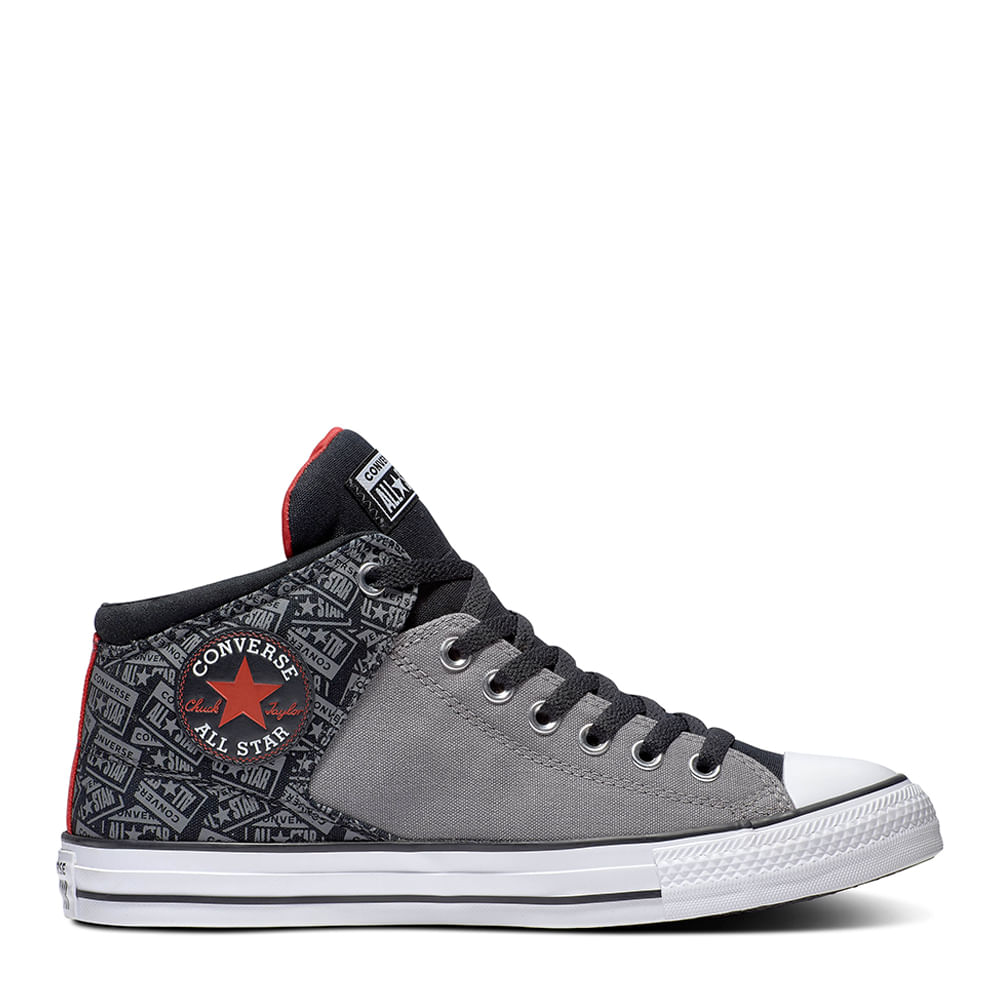 converse grises hombre