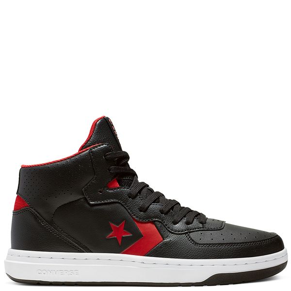 converse negro con rojo