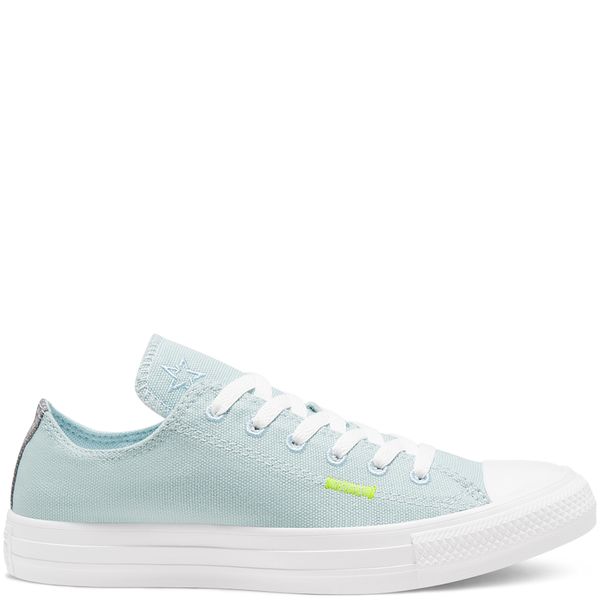 Zapatilla Chuck Taylor All Star Converse Mujer Cana Baja Renew Celeste 168603 Coliseum Store