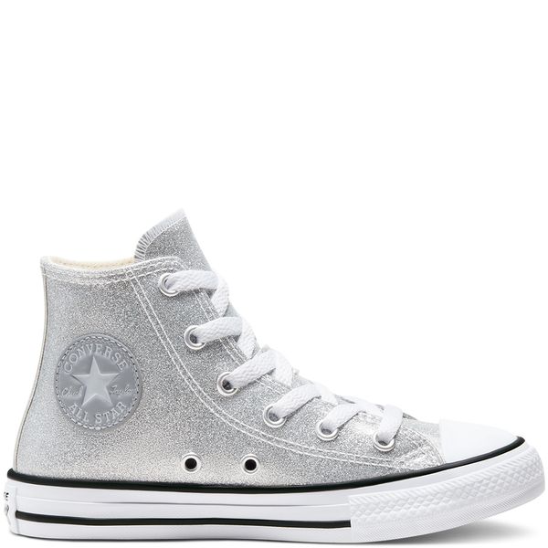 Zapatillas - Zapatillas Converse Caña Alta Plateado – Coliseum Store